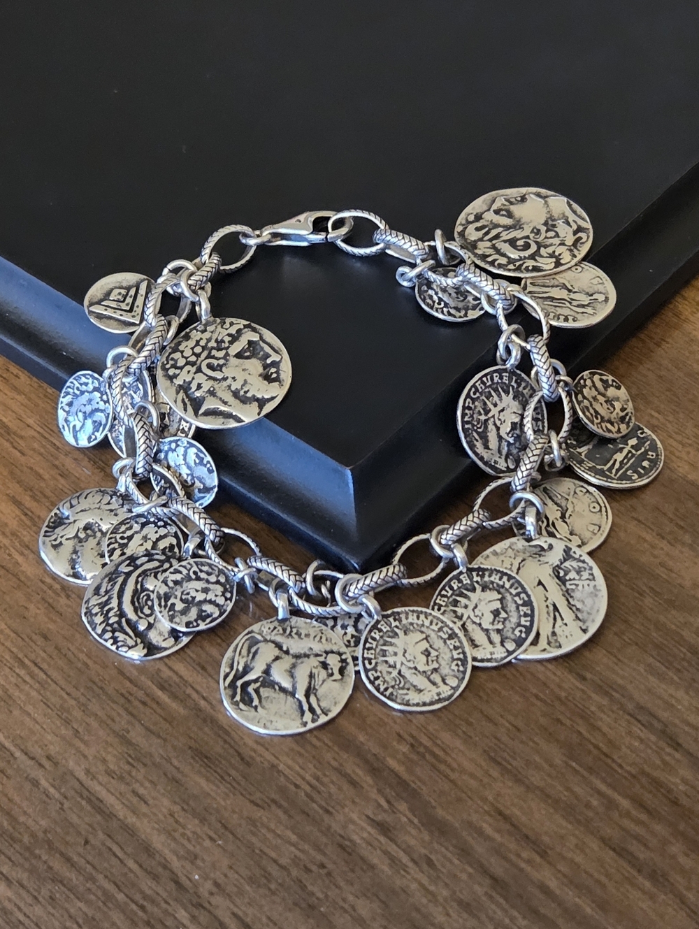 Silpada Sterling Silver Coin Bracelet - Picture 10 of 12